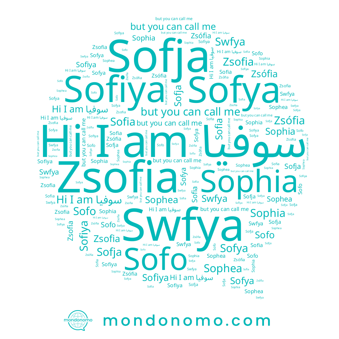 name Swfya, name سوفيا, name Sofja, name Zsofia, name Sofia, name Zsófia, name Sophia, name Sofya, name Sophea, name Sofiya