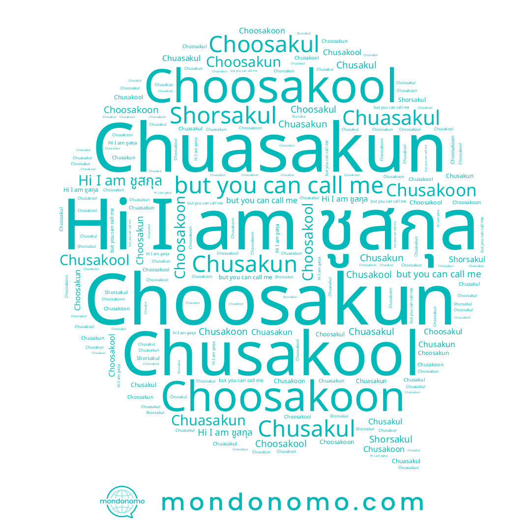 name ชูสกุล, name Choosakun, name Chusakul, name Chuasakun, name Chusakool, name Choosakul, name Choosakool, name Chusakun, name Shorsakul, name Chuasakul, name Choosakoon, name Chusakoon