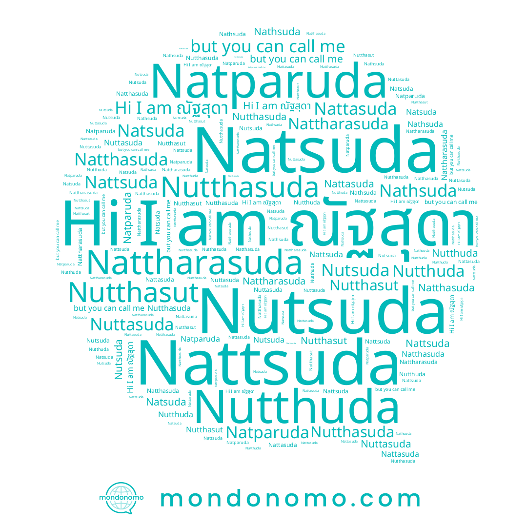 name Nutthuda, name Natsuda, name Nutthasuda, name Nutthasut, name ณัฐสุดา, name Nutsuda, name Nattsuda, name Nattharasuda, name Natparuda, name Nattasuda, name Natthasuda, name Nathsuda, name Nuttasuda
