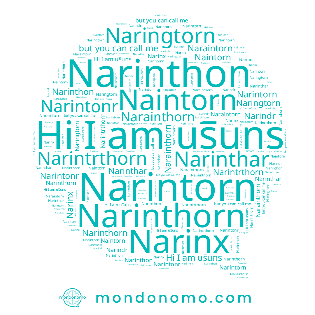 name Naraintorn, name Narintonr, name Narintrthorn, name Narintorn, name Narainthorn, name Narindr, name Naintorn, name Narinthar, name Narinx, name นรินทร, name Narinthorn, name Narinthon, name Naringtorn