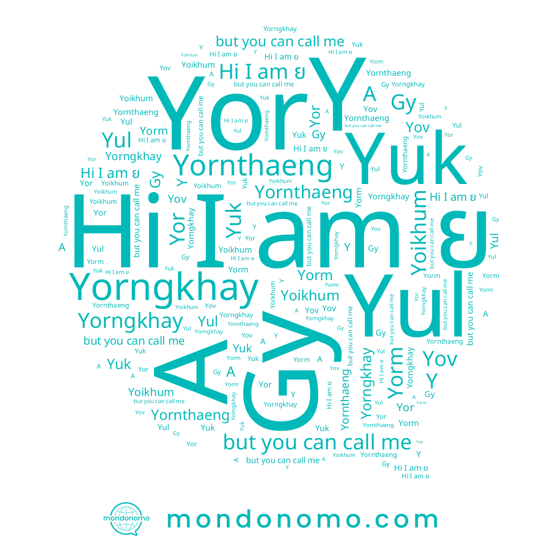 name A, name Yornthaeng, name Yoikhum, name Gy, name ย, name Yov, name Yorm, name Yul, name Yorngkhay, name Yor, name Yuk, name Y