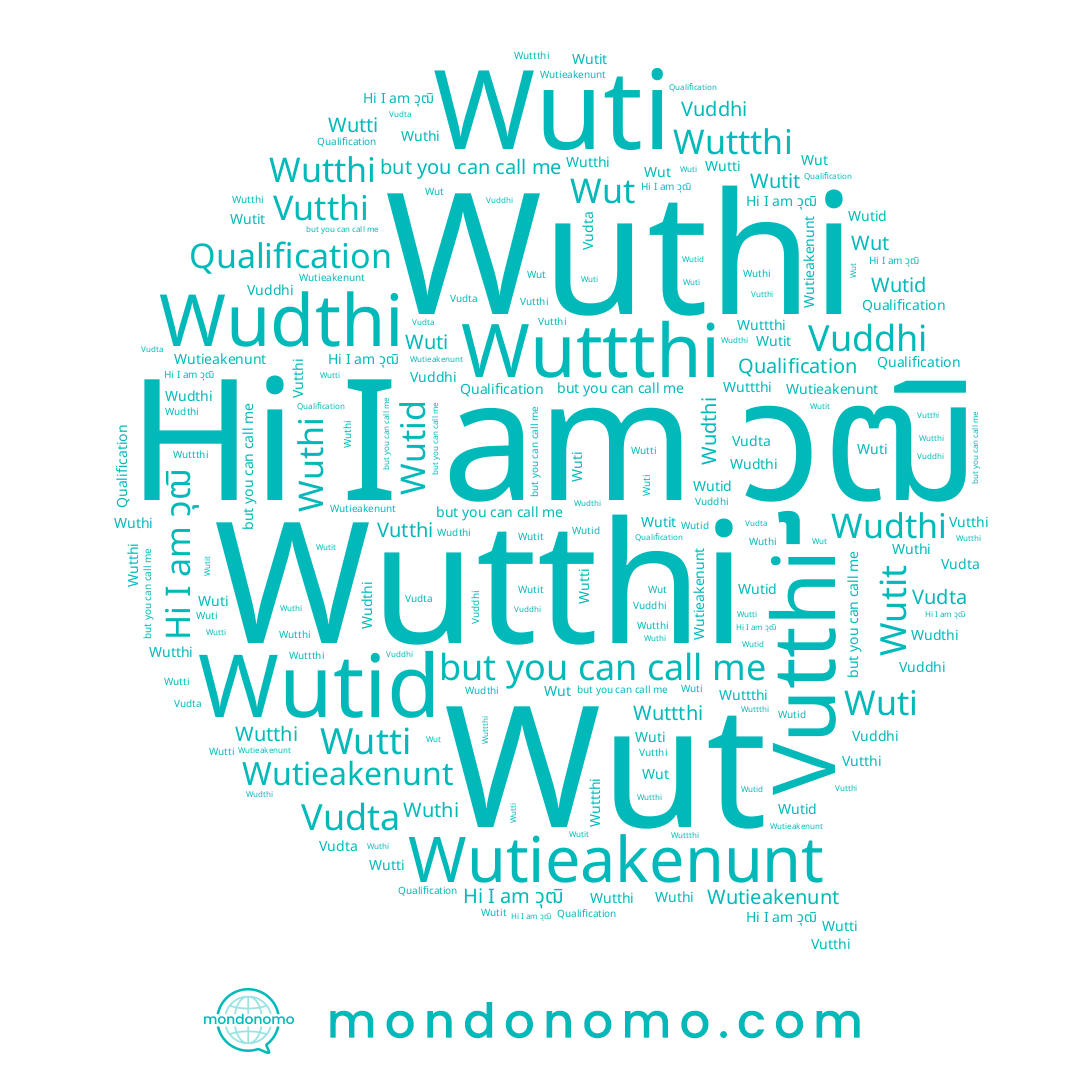 name วุฒิ, name Wuthi, name Wut, name Wutit, name Wutti, name Vuddhi, name Vudta, name Wuttthi, name Wuti, name Wutieakenunt, name Vutthi, name Wudthi, name Wutthi