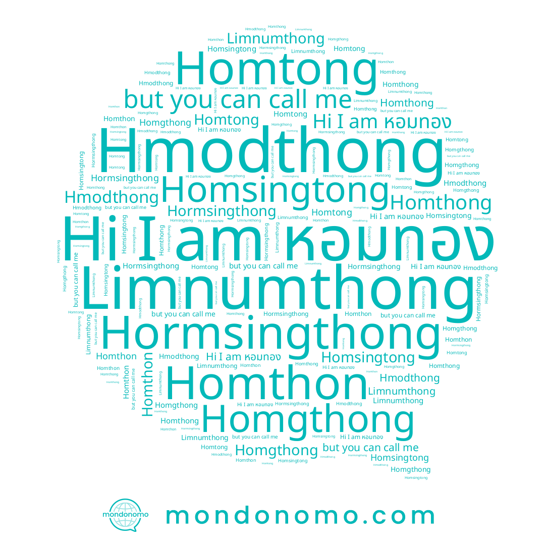 name Homsingtong, name Homthong, name Hormsingthong, name Homgthong, name Hmodthong, name Limnumthong, name หอมทอง, name Homthon, name Homtong