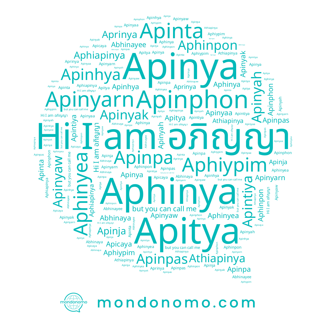 name Apinyah, name Apinphon, name Apinyaw, name Apintiya, name อภิญญา, name Apicaya, name Apinya, name Apitya, name Aprinya, name Apinhya, name Aphinya, name Aphinyea, name Apinyaa, name Abhinaya, name Apinta, name Apinyak, name Aphiypim, name Apinja, name Apinpa, name Aphiapinya, name Abhinayee, name Apinyarn, name Aphinpon, name Apinpas, name Athiapinya