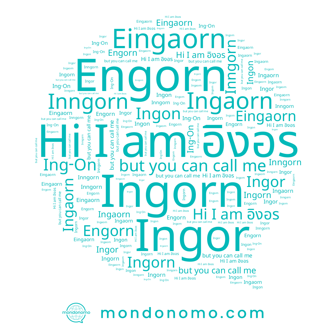 name Ingon, name Ingaorn, name Ingor, name Ing-On, name อิงอร, name Ingorn, name Engorn, name Inngorn, name Eingaorn
