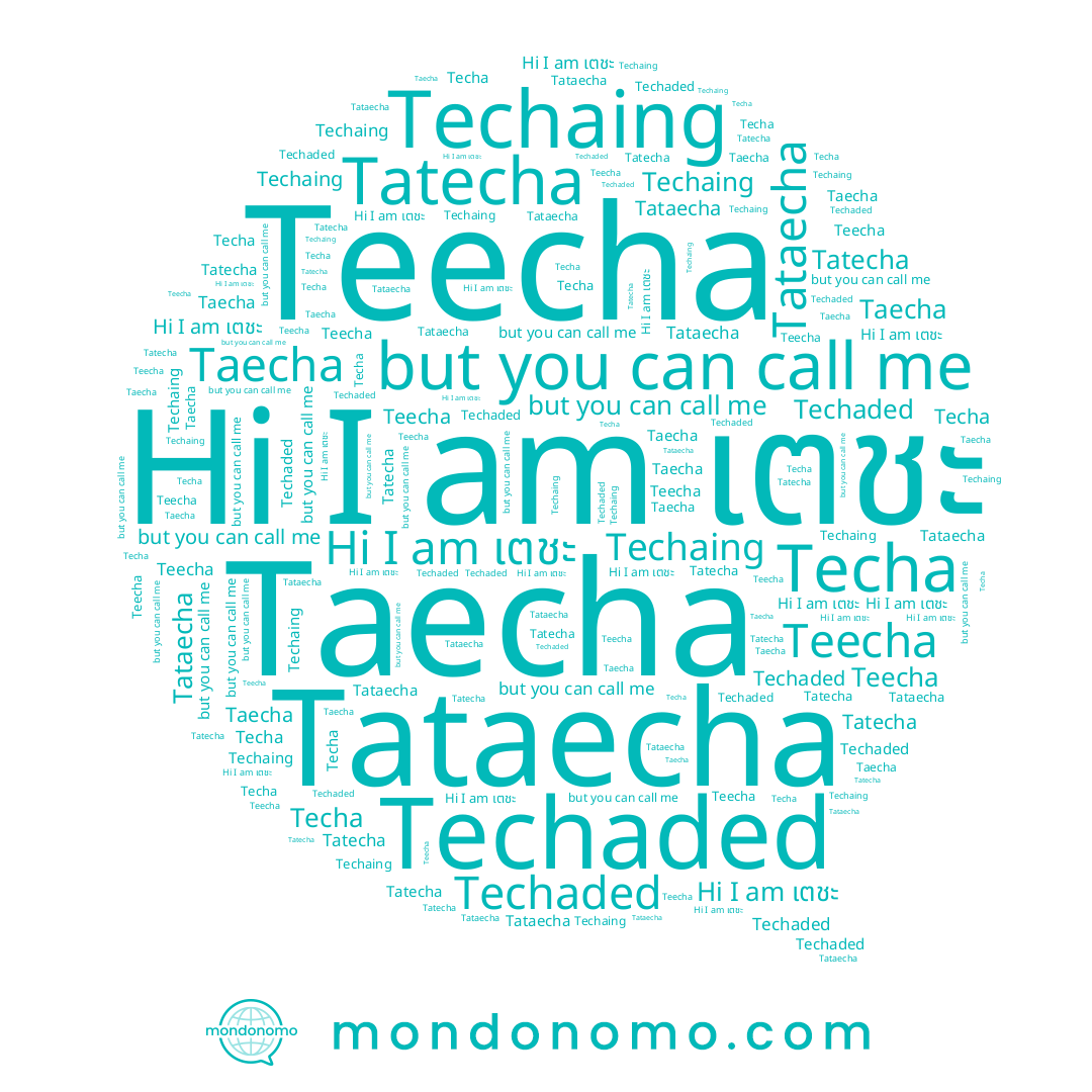 name Tatecha, name เตชะ, name Taecha, name Techa, name Techaded, name Tataecha, name Teecha, name Techaing