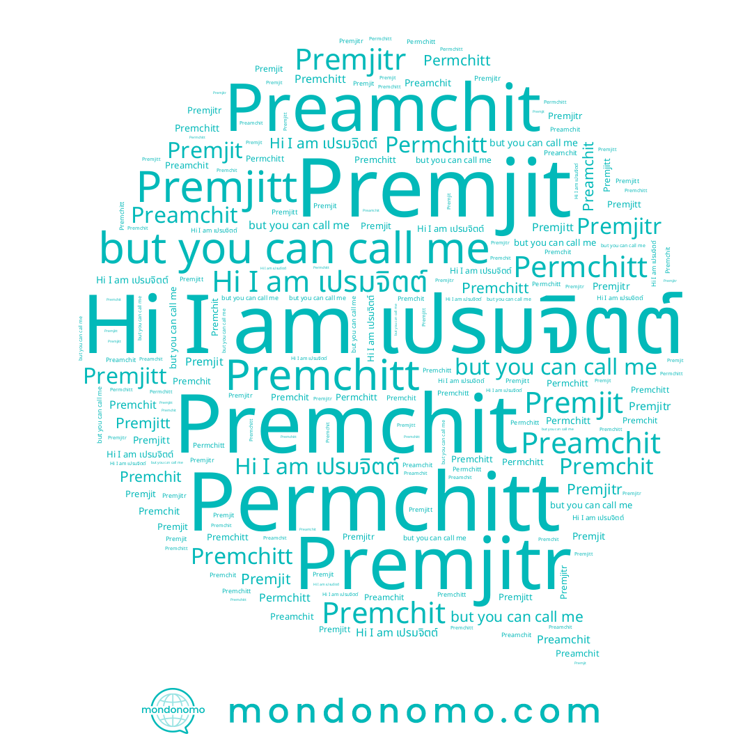 name Permchitt, name Premchit, name Premjitt, name Preamchit, name Premjitr, name Premchitt, name เปรมจิตต์, name Premjit