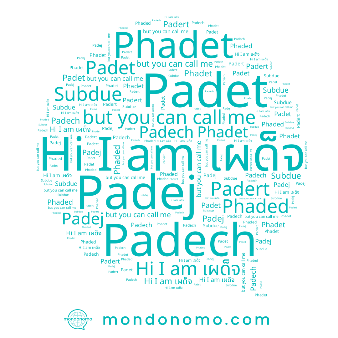 name เผด็จ, name Padej, name Phaded, name Phadet, name Subdue, name Padert, name Padech, name Padet