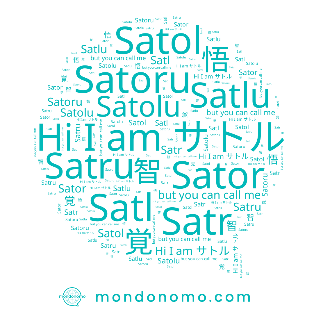 name Satol, name Satr, name Satolu, name サトル, name 覚, name 智, name Satru, name 悟, name Satoru, name Satlu, name Sator